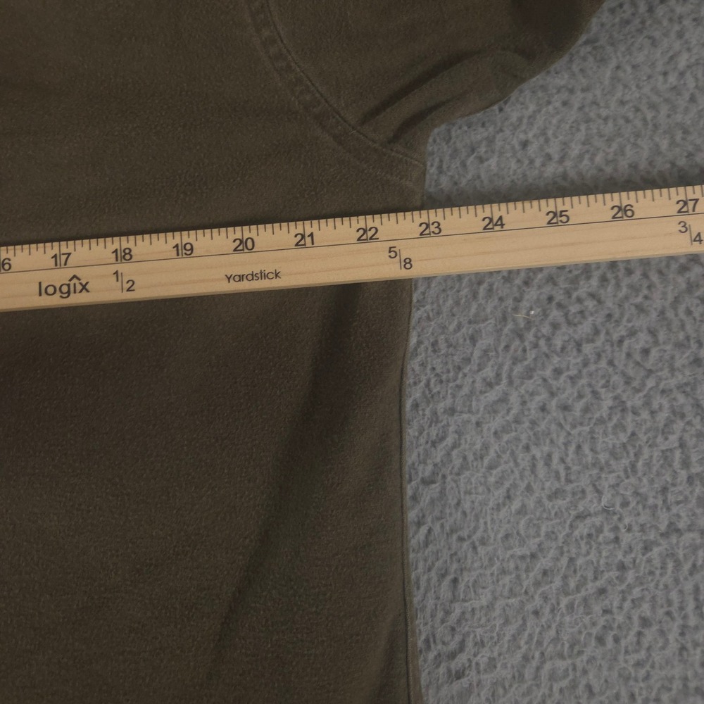 VINTAGE Woolrich Shirt Mens M Green Chamois Cotton Heavyweight Made in USA 90s - Picture 9 of 10